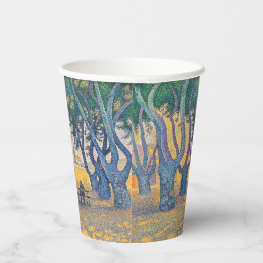 Gobelets En Papier Paul Signac - Place des Lices, Saint-Tropez (Droite)