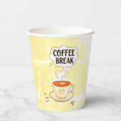 Gobelets En Papier Pause café (Verso)