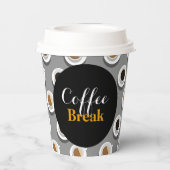 Gobelets En Papier Pause café. (Verso)