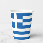 Gobelets En Papier pavillon de la Grèce (Verso)