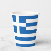 Gobelets En Papier pavillon de la Grèce (Recto)