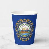 Gobelets En Papier Pavillon d'État du New Hampshire (Gauche)