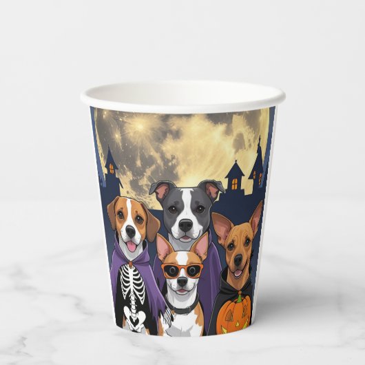 Gobelets En Papier Paws & Swagger Halloween   (Verso)