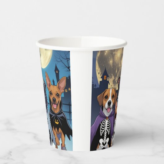 Gobelets En Papier Paws & Swagger Halloween   (Gauche)