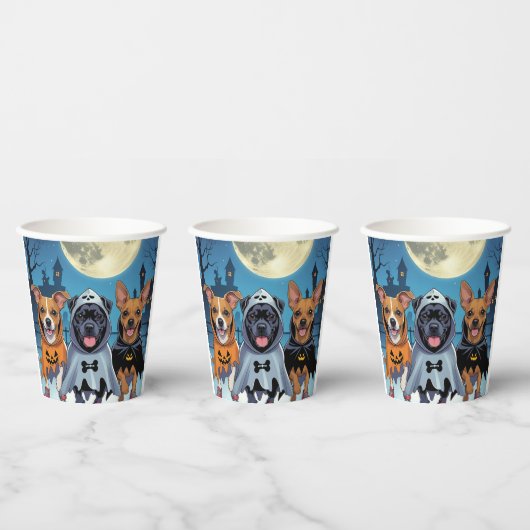 Gobelets En Papier Paws & Swagger Halloween (Multi)