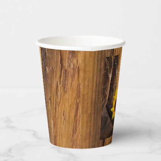 Gobelets En Papier Pays Sunflower Mariage Ouest (Droite)