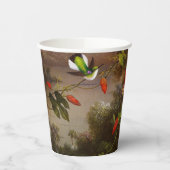 Gobelets En Papier Paysage tropical avec dix colibris (Gauche)