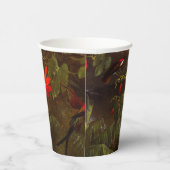 Gobelets En Papier Paysage tropical avec dix colibris (Droite)