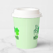 Gobelets En Papier Peace Love Irish-60682 (Droite)