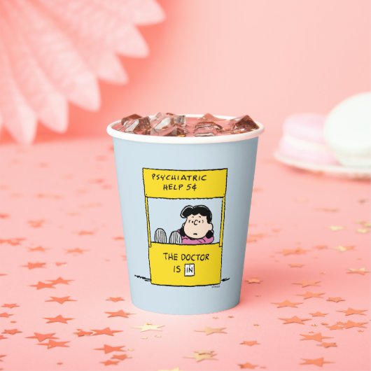 Gobelets En Papier Peanuts | Lucy & the Doctor Is In (Insitu)