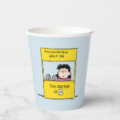 Gobelets En Papier Peanuts | Lucy & the Doctor Is In (Recto)