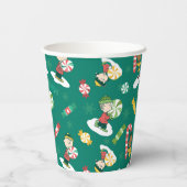Gobelets En Papier Peanuts Pepperment Dreams Motif de vacances (Verso)