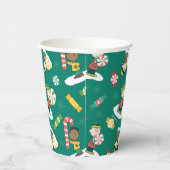 Gobelets En Papier Peanuts Pepperment Dreams Motif de vacances (Droite)