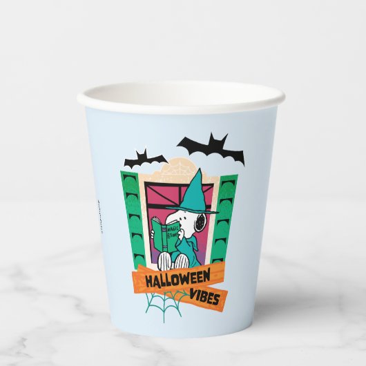 Gobelets En Papier Peanuts Snoopy Potions Magiques Halloween (Recto)