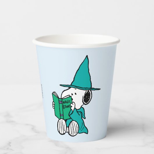 Gobelets En Papier Peanuts Snoopy Potions Magiques Halloween (Recto)
