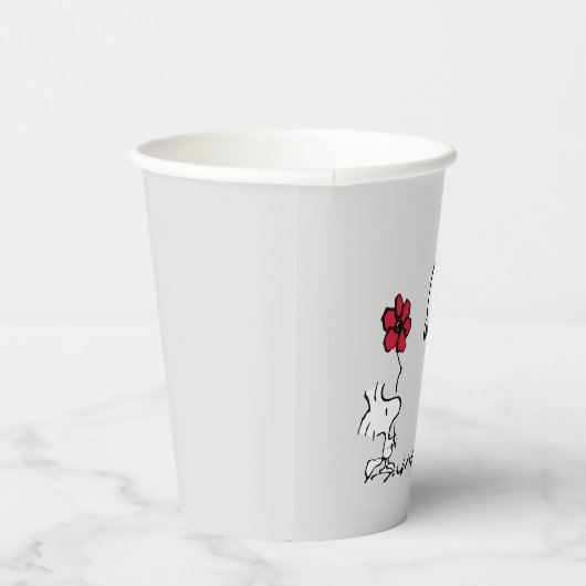 Gobelets En Papier Peanuts | Snoopy & Woodstock Red & Black (Droite)