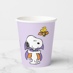 Gobelets En Papier Peanuts Snoopy Woodstock Vampire Halloween