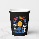Gobelets En Papier Peanuts Snoopy Your Future Looks So Bright (Verso)