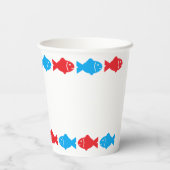 Gobelets En Papier Pêche 1er anniversaire (Verso)