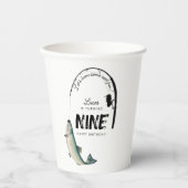 Gobelets En Papier Pêche Poisson Thème Reel Fun Anniversaire de enfan (Recto)