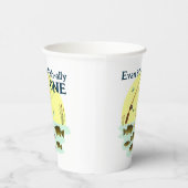 Gobelets En Papier Pêcher un enfant premier anniversaire Smallmouth B (Droite)