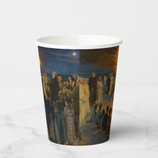 Gobelets En Papier Peder Severin Kroyer - Bonfire de la veille du mil (Gauche)
