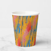 Gobelets En Papier Peinture colorée (Gauche)