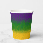 Gobelets En Papier Peinture Mardi Gras (Verso)