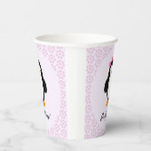 Gobelets En Papier Penguin, fille du temps de la fête (Droite)