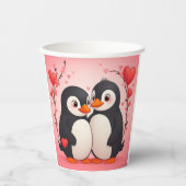 Gobelets En Papier Penguin Love Paper Cups (Recto)