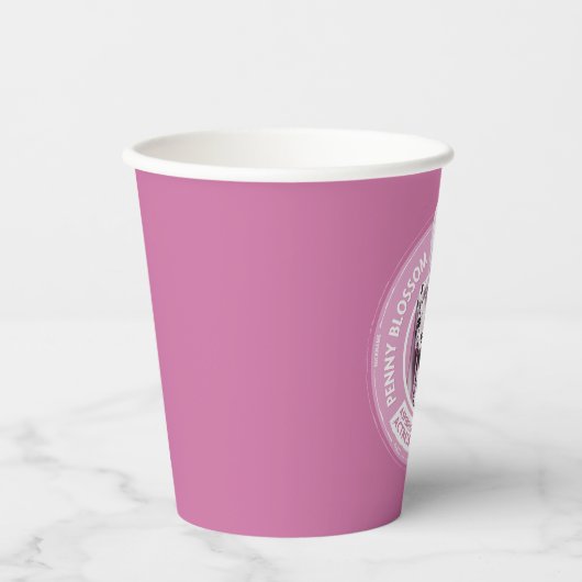 Gobelets En Papier Penny Blossom Info Graphique (Recto)