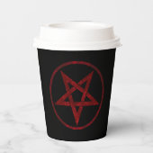 Gobelets En Papier Pentagram Red Devil (Verso)