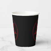 Gobelets En Papier Pentagram Red Devil (Gauche)