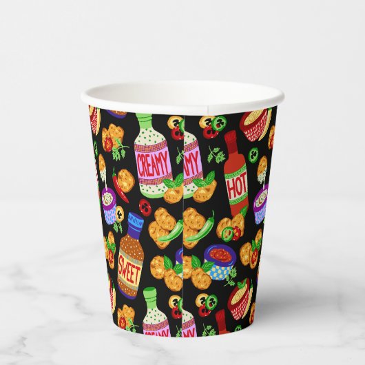 Gobelets En Papier Pépites de poulet et sauce à tremper (Droite)