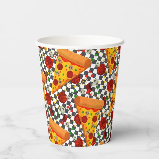 Gobelets En Papier Pepperoni chaud (Verso)