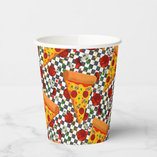 Gobelets En Papier Pepperoni chaud (Gauche)