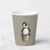 Gobelets En Papier Peppy Penguin (Verso)