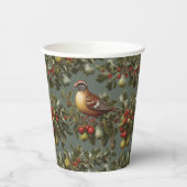 Gobelets En Papier Perdrix dans un poirier (Gauche)