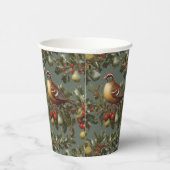 Gobelets En Papier Perdrix dans un poirier (Droite)