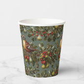 Gobelets En Papier Perdrix dans un poirier (Recto)