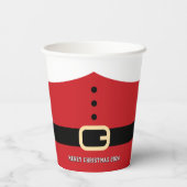 Gobelets En Papier Père Noël (Verso)