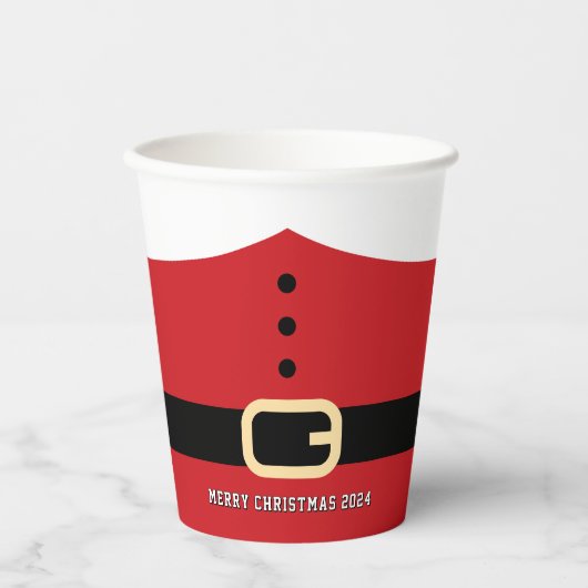 Gobelets En Papier Père Noël (Recto)
