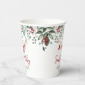 Gobelets En Papier Père Noël Baby shower Noël Vêtements de bébé hiver (Droite)