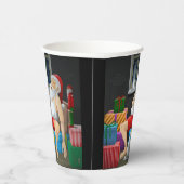 Gobelets En Papier Père Noël Café Time (Droite)