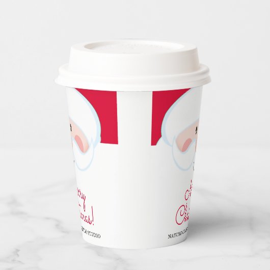 Gobelets En Papier Père Noël Company Party (Gauche)