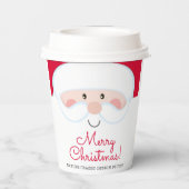 Gobelets En Papier Père Noël Company Party (Verso)