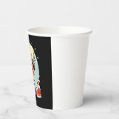 Gobelets En Papier Père Noël équitation renne Siamese Chat Noël Arbre (Gauche)