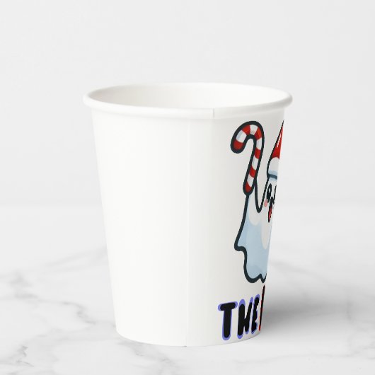 Gobelets En Papier Père Noël Ghost Paper Cup (Droite)