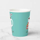 Gobelets En Papier Père Noël Gingerbread Noël Hot Chocolat Party (Gauche)