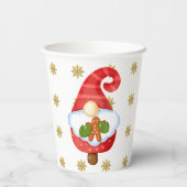 Gobelets En Papier Père Noël Gnome (Verso)